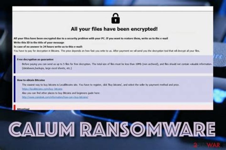 CALUM Ransomware 🔐 (.CALUM File) — Removal Guide