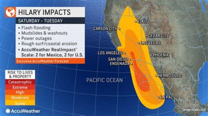 Can a monsoon happen in California?