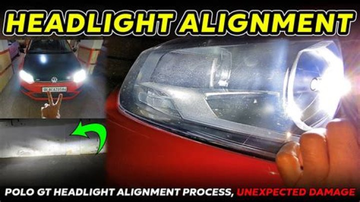 Can aerodynamic headlights be aligned?