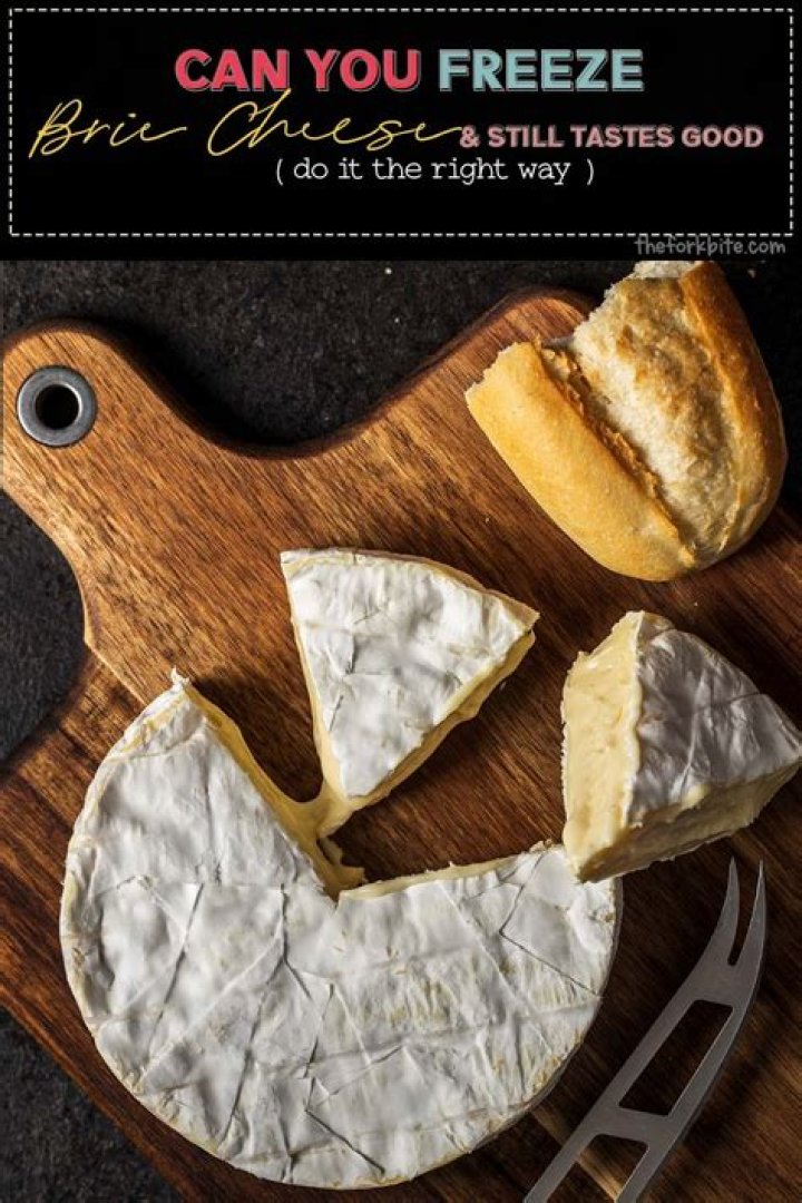 Can brie cheese be frozen?