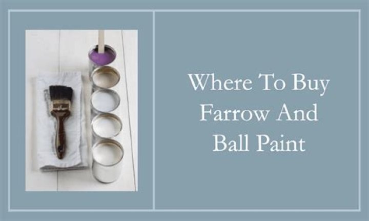 Can I buy Farrow and Ball paint online?