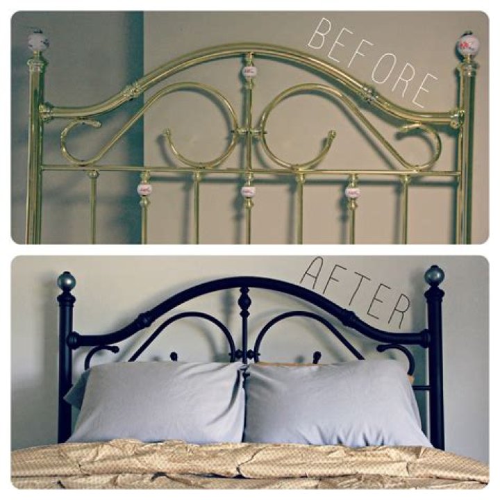 Can I paint a metal bed
