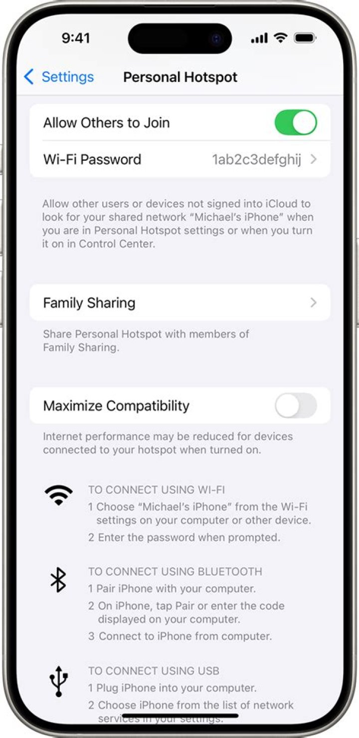Can I use my iPhone as a hotspot for my laptop?
