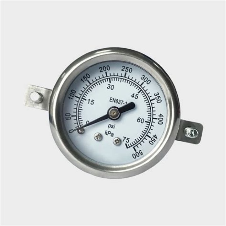 Can pressure gauge be mounted horizontally?