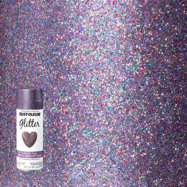 Can u mix glitter in paint