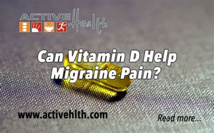 Can vitamin D deficiency cause migraines