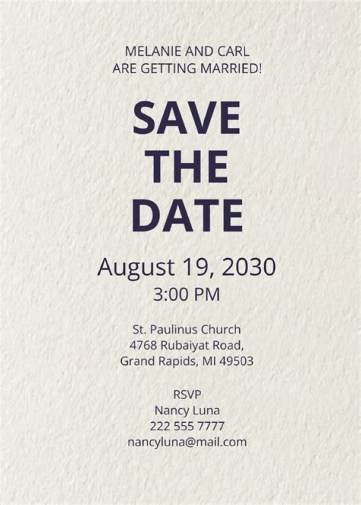Can you ask for an RSVP on a Save the Date?
