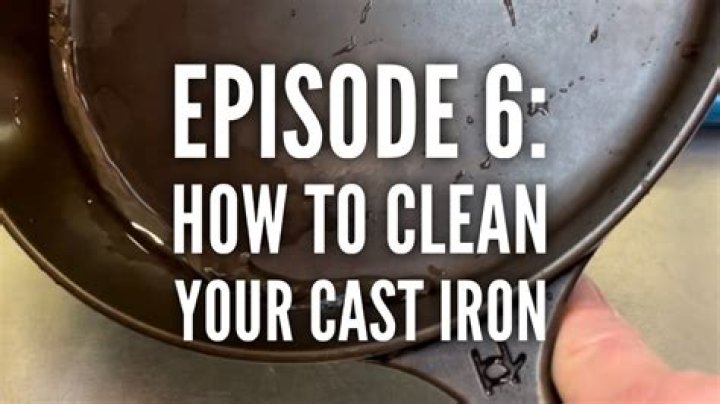Can you clean cast iron with coke?
