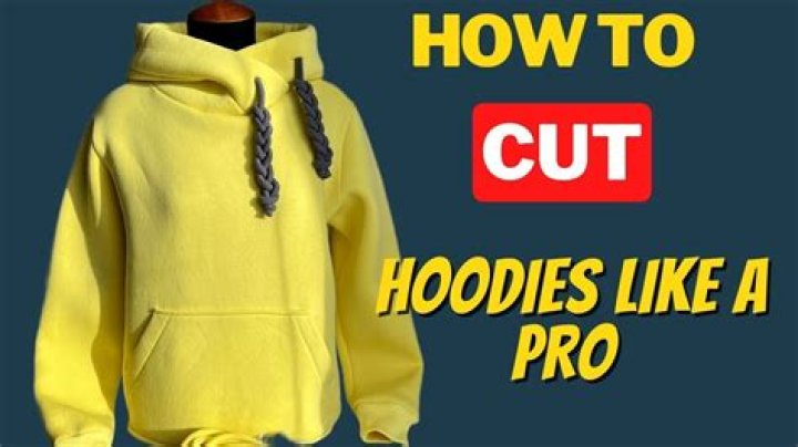 Can you cut the hood off a hoodie