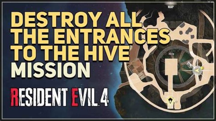 Can you destroy the hive in Resident Evil 4?