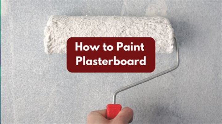 Can you just paint plasterboard?