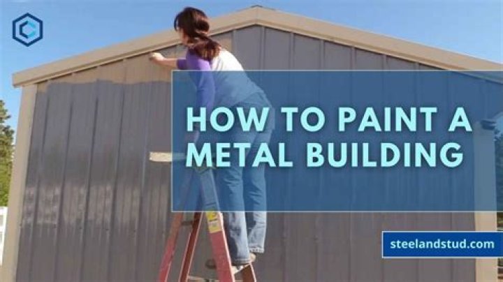 Can you paint a metal building