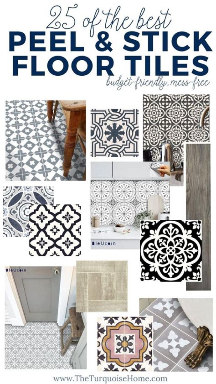 Can you paint peel and stick floor tiles?