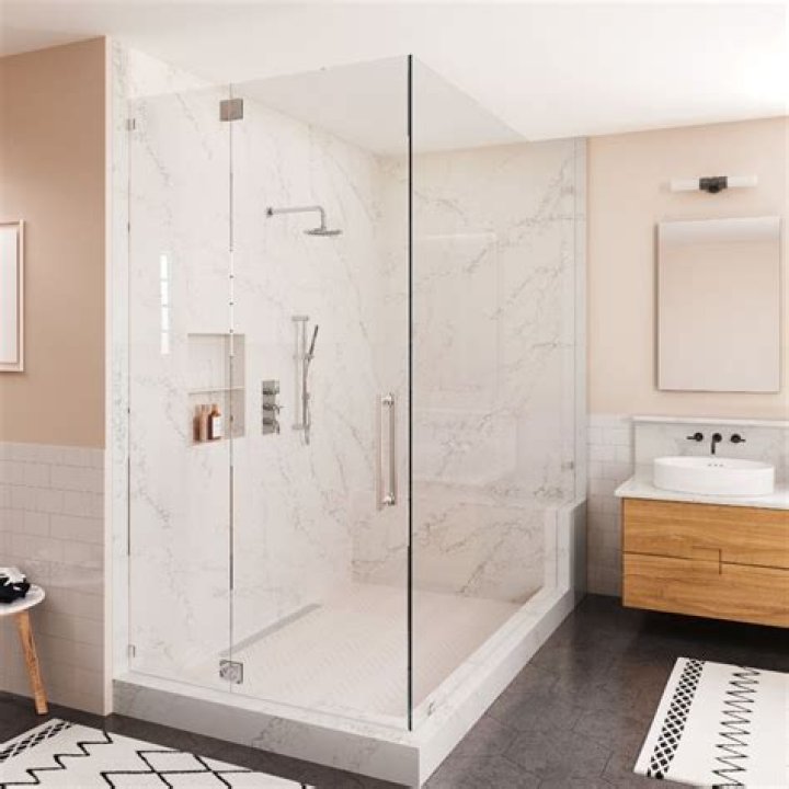 Can you put quartz on shower walls?