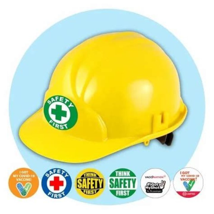 Can you put stickers on safety helmets