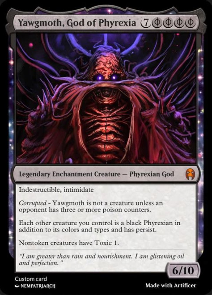 Did yawgmoth create phyrexia?