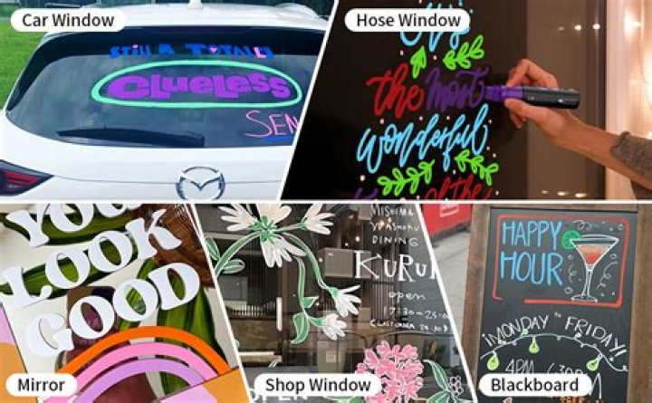 Do chalk markers work on glass