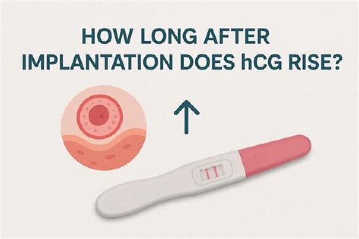Do temps rise after implantation?