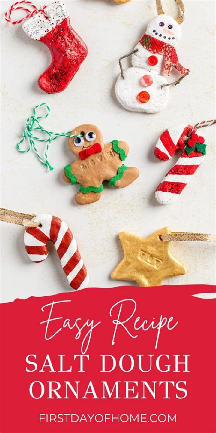Do you have to bake salt dough ornaments?