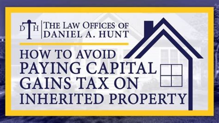 Do you have to pay capital gains tax on property inherited from a trust?