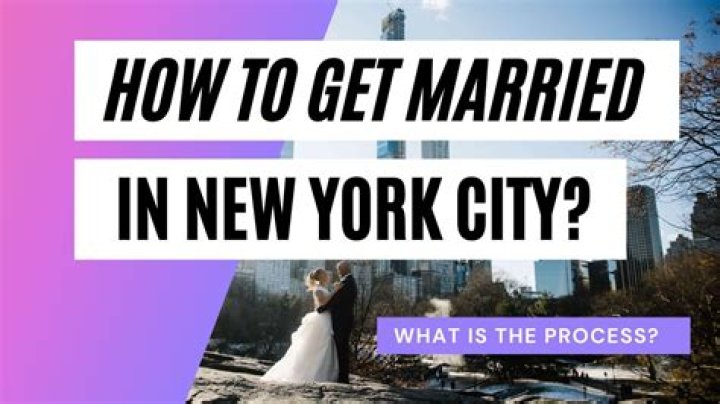 Do you need a witness to get married in New York