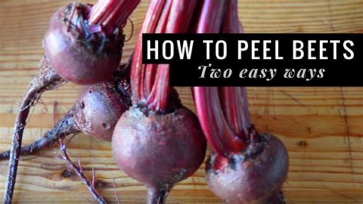 Do you really need to peel beets?