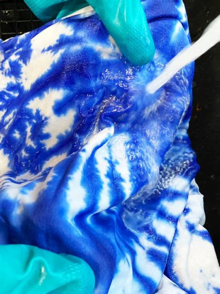 Do you wash tie dye after rinsing?