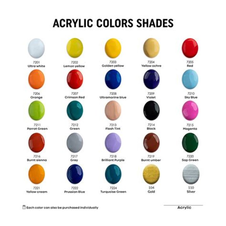 Does acrylic come in different colors