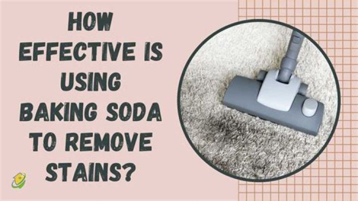 Does baking soda remove stains from carpet?