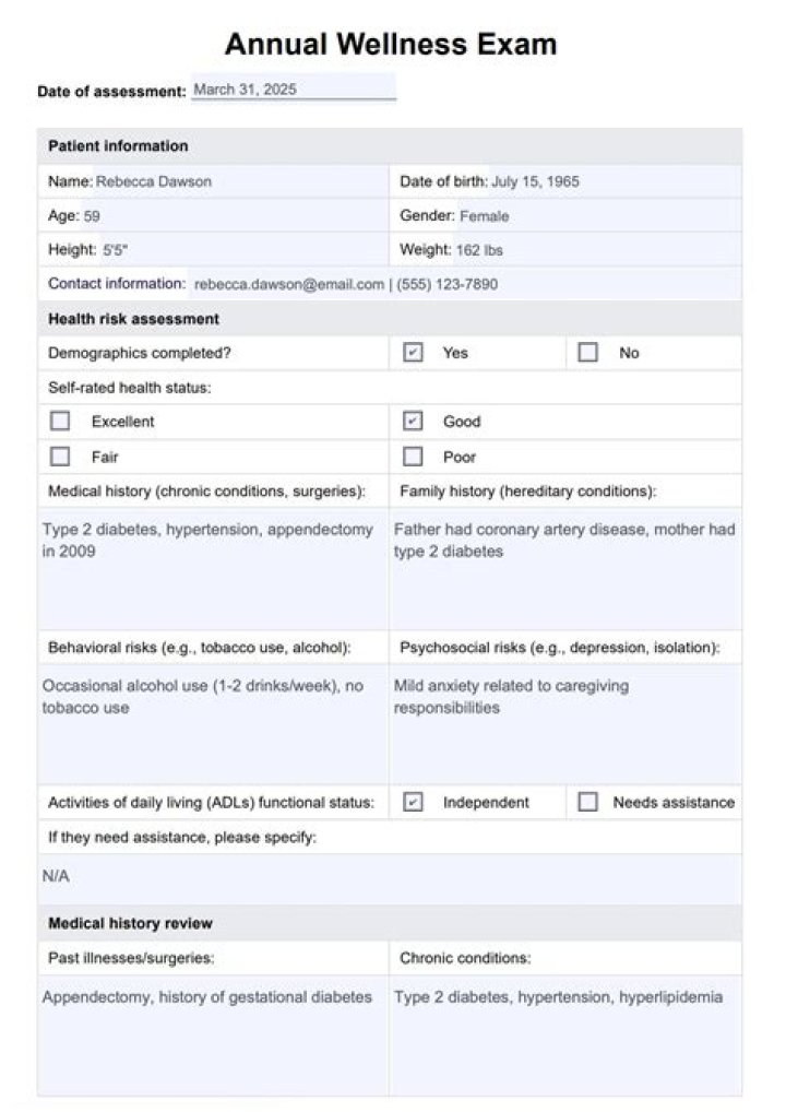 Does Medicare require a wellness exam?