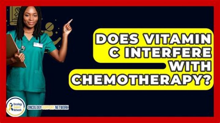 Does vitamin C interfere with chemotherapy?