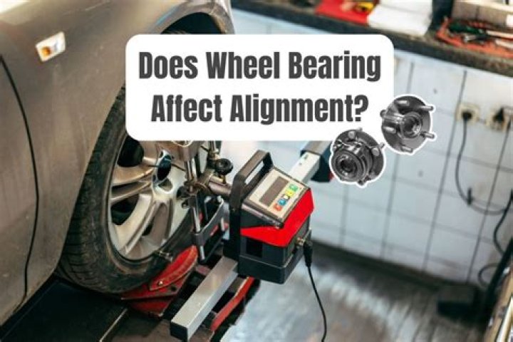 Does wheel bearing affect alignment