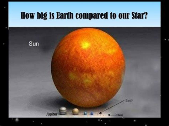 How big are stars compared to Earth?