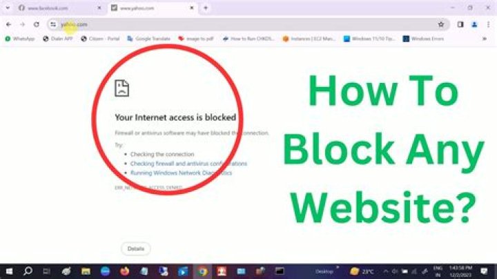 How can I block some websites?