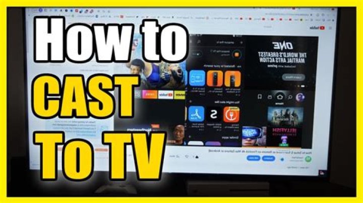 How can I cast online video to my TV?