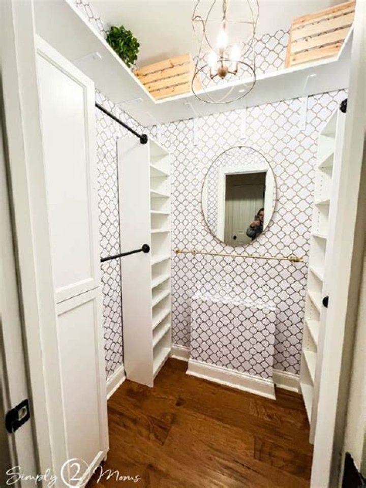 How can I improve my small walk in closet?