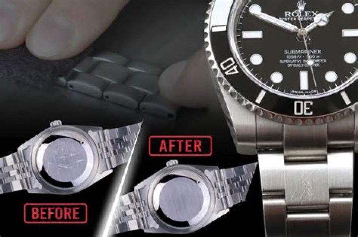 How can I remove scratches from my watch face?