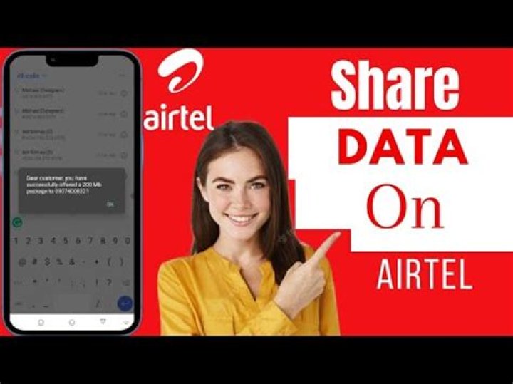 How can I share data on Airtel 2019?