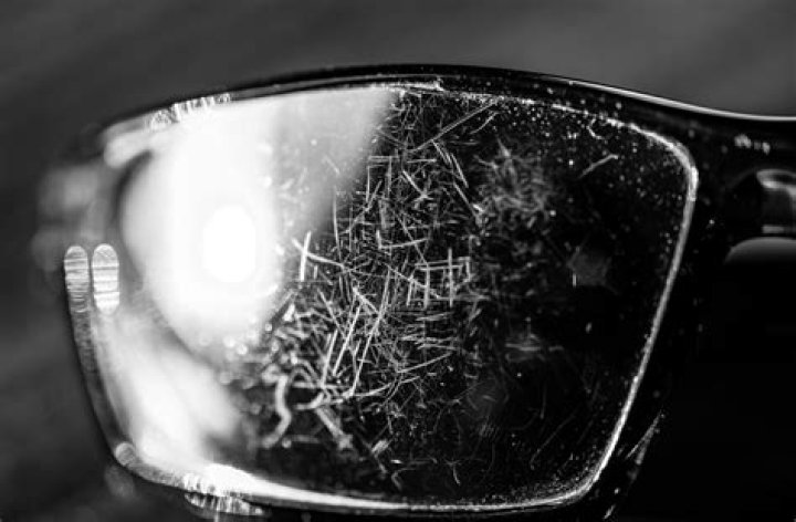 How can I take scratches off my glasses?