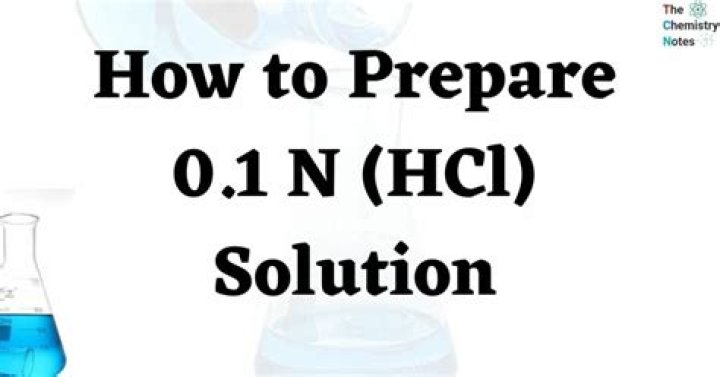 How can we prepare 2n HCl?