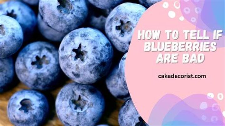 How can you tell if a blueberry is sweet?