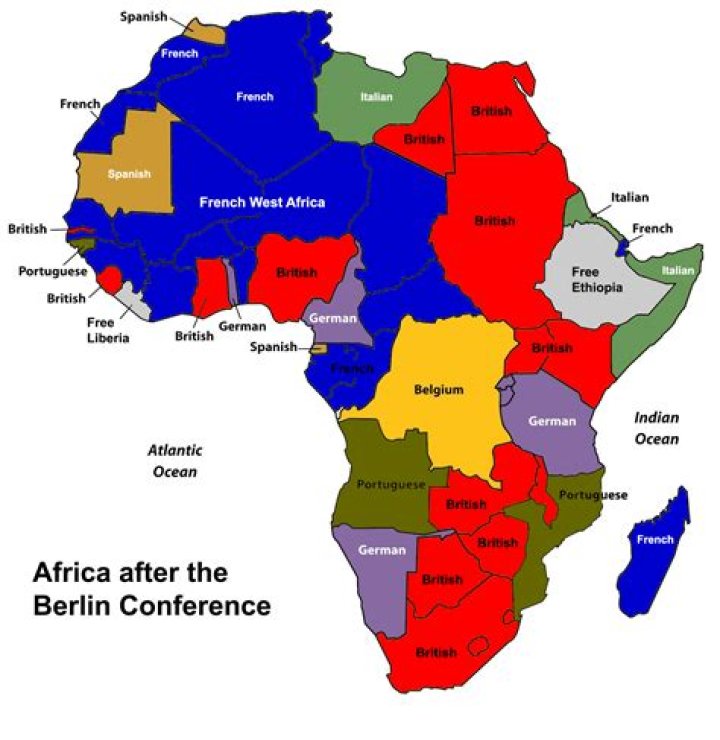 How did the Berlin Conference of 1884 shape the subsequent colonization of Africa