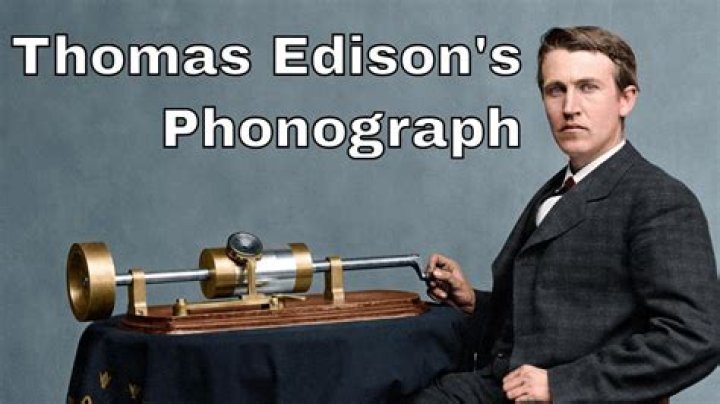 How did Thomas Edison's phonograph work?