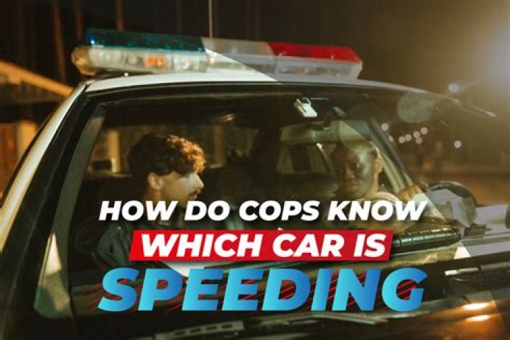 How do cops get your speed?