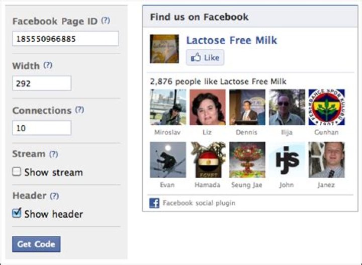 How do I add a Facebook Like Box?