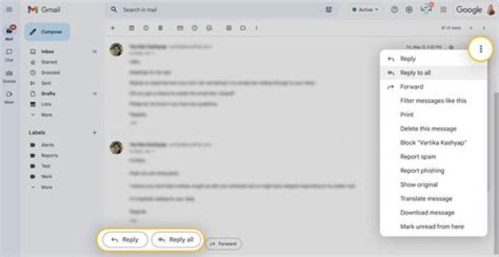 How do I add a filter to an existing email in Gmail?