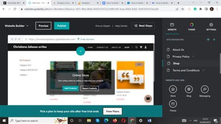 How do I add a welcome page to Wix?