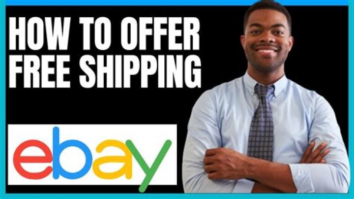 How do I add free shipping on eBay?