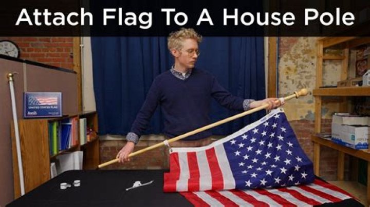 How do I attach a flag to grommets?