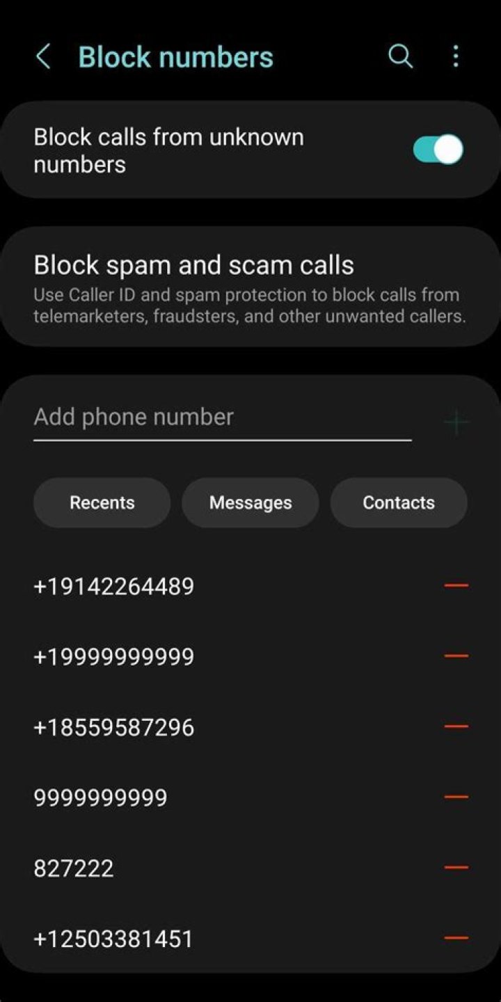 How do I block unwanted calls on optimum?